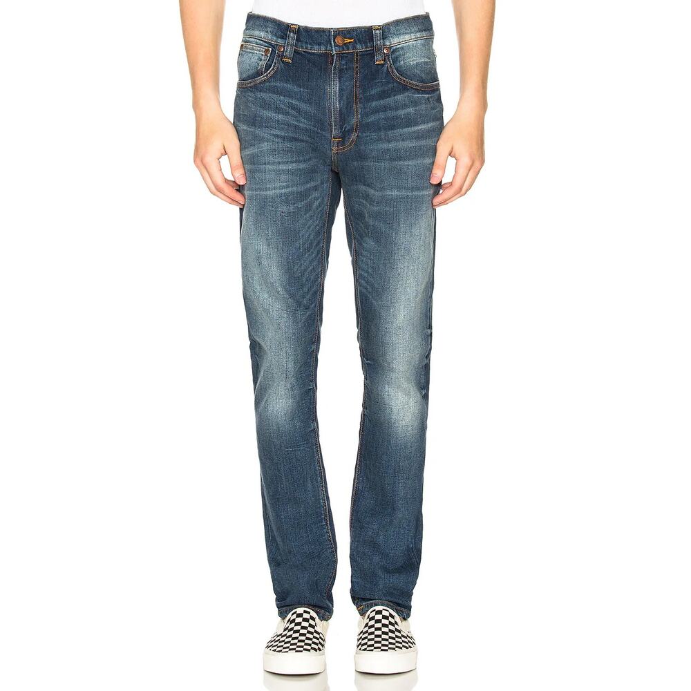 Nudie Jeans Lean Dean Straight Classic Fit Lost Legend 36x28 Altered Inseam - Picture 12 of 16